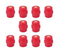 sodeber 10 Pièces Colonne D'isolation 8mm Haute Résistance Isolateur De Barre Omnibus Polyester Entretoise Isolateurs