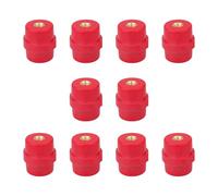 sodeber 10 Pièces Colonne D'isolation 8mm Haute Résistance Isolateur De Barre Omnibus Polyester Entretoise Isolateurs