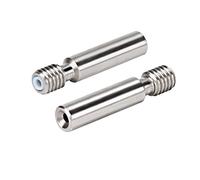 sodeber 2 pièces Tout en métal chimère/de à Rupture de pour Alliage de Titane pour buse d ' imprimante 3D 1, 75 mm Bloc Chauffant Couvercle en Silicone