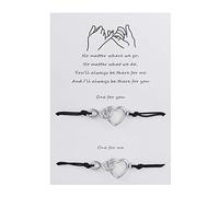 sodeber 2 X Coeur Pour Ensemble De Bracelets Infini Correspondant