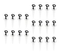 sodeber 20 pièces appâts à la Carpe bouillettes vis appâts flottants vis à bouillettes avec Anneaux pivotants Plates-Formes à Cheveux Crochet Lien Perles d ' arrêt Outil de pêche Haute résistance