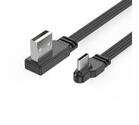 sodeber 2A Charging Cable USB 2.0 to Type C High Speed Data Transfer 480Mbps Right Angled/Straight Head Connectors Cord Type C Charging Cable