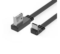 sodeber 2A Charging Cable USB 2.0 to Type C High Speed Data Transfer 480Mbps Right Angled/Straight Head Connectors Cord Type C Charging Cable