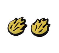 sodeber 2Pcs Tennis Squash Shock Absorbers Replacement Vibrations Dampener Flame Shape Silicone String Flame Shape Silicone Tennis String