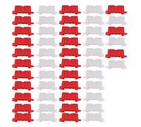 sodeber 50 pièces Adultes Jouet barrière de Circulation télécommande dérive Voiture Piste barrières échelle 1: 18 pour Les Sensations Fortes de Voiture de Course à Vitesse Drift Field Fence