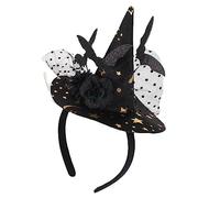 sodeber Accessoires De Fête D'halloween, Casquette Magicien, Bandeau, Chapeau Sorcière, Cerceau, Bandeau Universel Pour Et Adultes, Festival