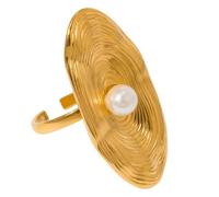 sodeber Bague élégante en acier inoxydable robuste pour les créateurs de tendances décontractés