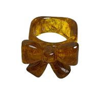 sodeber Bague élégante en résine unique offrant un look tendance pour ceux qui embrassent les individes, M, Résine, Aucune pierre précieuse