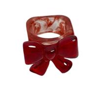 sodeber Bague élégante en résine unique offrant un look tendance pour ceux qui embrassent les individes, M, Résine, Aucune pierre précieuse