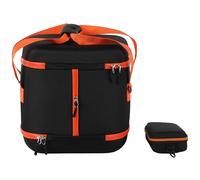 sodeber Boîte de protection avec sac de microphone pour PE1 PE2 Design ergonomique Poignée Manche ceinture incluse, Couleur orange.