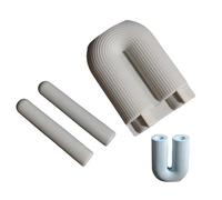 sodeber Bougeoirs À Rayures Géométriques, Moule en Silicone Flexible | Geometric U Shaped Holder and Projects Silicone Holder