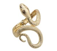 sodeber Bracelet ouvert unisexe en forme de serpent gothique réglable Style rétro élégant, M, Métal, Pas de gemme