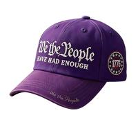 sodeber Breathable Lightweight Baseball Cap with We The People Print Perfect for Running Cycling Travel Men Women Kids Hat