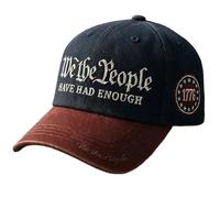 sodeber Breathable Lightweight Baseball Cap with We The People Print Perfect for Running Cycling Travel Men Women Kids Hat