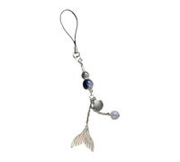 sodeber Breloque en forme de queue de sirène faite à la main en forme de poisson dans des couleurs assorties, M, Acrylique, Pas de gemme
