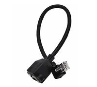 sodeber Câble D'extension Ethernet RJ45 avec Cordon De Conception À 90 Degrés, De Place, Ligne Coudée Gauche/Droite/Haut/Bas Rapide