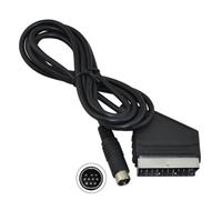 sodeber Câble Péritel 1.8m/5,9 Pieds, Cordon Audio-vidéo RGB AV, Connecteur À 20 Broches Pour Console De Jeu Fil De Plomb