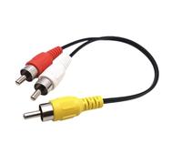 sodeber Câble Répartiteur Flexible Pour Plusieurs Appareils, Utilisation En Voiture Et À Domicile, Partage De Signaux, Double Sortie, Vidéo Musicale Claire