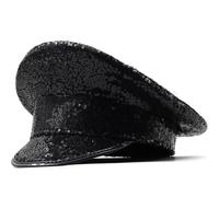 sodeber Chapeau à paillettes pour adultes Fedora pour enterrement de vie de jeune fille, festival, carnaval