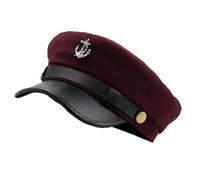 sodeber Chapeau bérets en Laine avec Cordon décoratif et Boutons, Chapeau Confortable, Couvre-Chef d ' extérieur élégant, Cordon décoratif