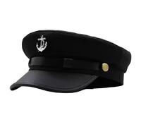 sodeber Chapeau bérets en Laine avec Cordon décoratif et Boutons, Chapeau Confortable, Couvre-Chef d ' extérieur élégant, Cordon décoratif