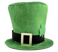sodeber Chapeau haut-de-forme de léprechaun vert Homburg Panama pour rassemblements en plein air