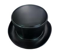 sodeber Chapeau haut-de-forme en polyuréthane pour adulte/adolescent, magicien, bal de promo, carnaval, fête, spectacle, rave