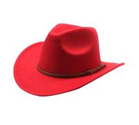 sodeber Chapeau haut-de-forme unisexe vintage cowgirl chevalier Cosplay Accessoires de fête Fedora ConcertTour Costume Headwear