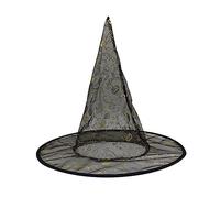 sodeber Chapeaux de sorcière pour Halloween, accessoire de costume pour décorations de fête, chapeau avec paillettes scintillantes