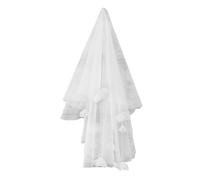sodeber Coiffe Voile Mantille Mariée Chapeaux Fleur Magnifique Voile Clouté