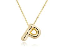 sodeber Collier De Lettres En Alliage, Collier De Déclaration Mode Amusant, | Chaîne De Texture En Alliage