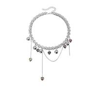 sodeber Collier de mélange à thème exclusif, ajout Flexible pour les fêtes, les rencontres, les instances spéciales, collier sphère d ' amour à la mode