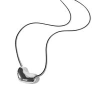 sodeber Collier pendentif tourbillon en alliage robuste, bijoux faits à la main, fournitures artisanales avec corde en cuir réglable pour un ajustement confortable, accessoire de et de nuit
