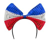 sodeber Colliers de costume pour fête de l'indépendance, chapeau, bandeau, bas, oncle-sam, accessoires de cosplay pour homme