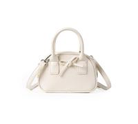 sodeber Creative Bows, sac à bandoulière esthétique, sac à main en cuir PU, sacs à bandoulière élégants, sacs à main décontractés pour tout le monde, Beige Bg, Medium
