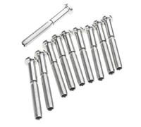 sodeber Ensemble De Garde-Corps À Câbles avec Raccords Tendeur À Sertir, Installation Simple pour Les Installations De Poteaux en Bois Ou en Métal