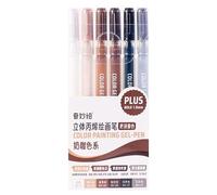 sodeber Ensemble De Marqueurs Acryliques De 6/12/54 Couleurs, Stylo De Peinture, Marqueur De Gel Pour Peinture Sur Verre, Métal Et Plastique