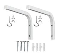 sodeber Ensemble De Supports Plafond en L pour Écran Projecteur en Acier Entretoise Murale Réglable pour La Maison Projection