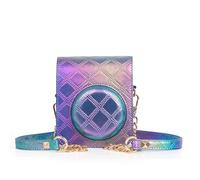 sodeber Étui de protection en cuir PU avec sangles amovibles pour appareil photo Mini12 Instants, prune