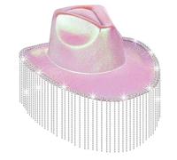 sodeber Fedora Chapeau haut de forme western pour adolescente et fille Accessoire de jazz pour enterrement de vie de jeune fille