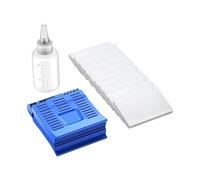 sodeber Fiber Optical with Empty Bottle Ergonomic Clip & Replacement Cotton Swabs for Removal Fiber Optical Cleaning Wipe