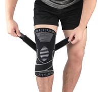sodeber Genouillère pour homme et femme - Manchon de compression avec sangles de course à pied