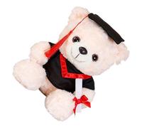 sodeber Joli Docteur Ours en Peluche 25 cm Doux en Coton PP Remplissage Ours de de diplôme pour étudiants diplômés Cadeaux Cadeaux décoration de Bureau