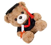 sodeber Joli Docteur Ours en Peluche 25 cm Doux en Coton PP Remplissage Ours de de diplôme pour étudiants diplômés Cadeaux Cadeaux décoration de Bureau