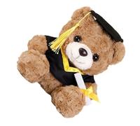 sodeber Joli Docteur Ours en Peluche 25 cm Doux en Coton PP Remplissage Ours de de diplôme pour étudiants diplômés Cadeaux Cadeaux décoration de Bureau