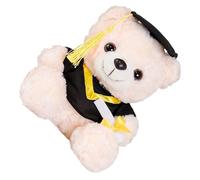 sodeber Joli Docteur Ours en Peluche 25 cm Doux en Coton PP Remplissage Ours de de diplôme pour étudiants diplômés Cadeaux Cadeaux décoration de Bureau
