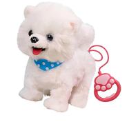 sodeber Jouet de Simulation réaliste pour Chien, Peluche électrique Qui Marche, aboie et Parle pour, expérience Interactive, Jouet Vocal