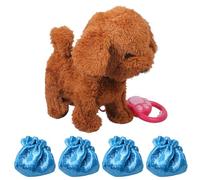 sodeber Jouet de Simulation réaliste pour Chien, Peluche électrique Qui Marche, aboie et Parle pour, expérience Interactive, Jouet Vocal