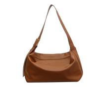 sodeber Le sac à fermeture éclair tendance pour femme peut être utilisé comme sac à bandoulière ou sac à bandoulière, idéal pour le bureau, l'école, les voyages, Marron Bn, Medium