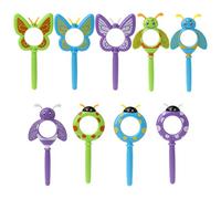 sodeber Loupe en Plastique Mignonne pour Lentille en Forme d'abeille Papillon, Loupe De Lecture pour Enfant Exploration P Made
